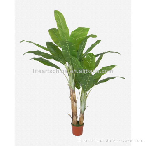 artificial banana tree,180cm 2 trunks, artificial big tree